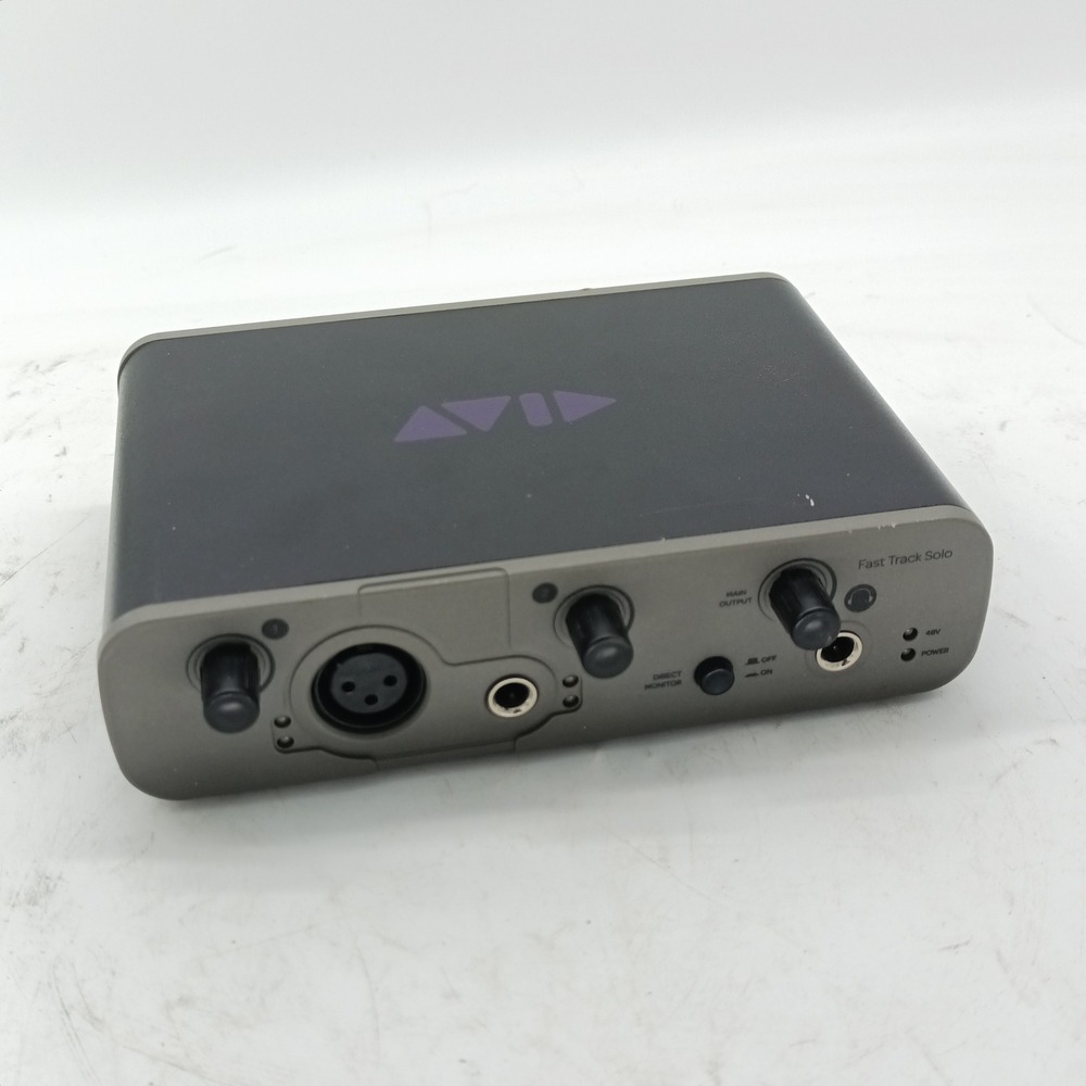 Avid Fast Track Solo USB Audio Interface Desktop Recording 9100-65514-00 C B2